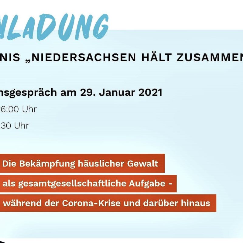 Einladung zur Podiumsdiskussion mit Antje Joel am 29.01.2021